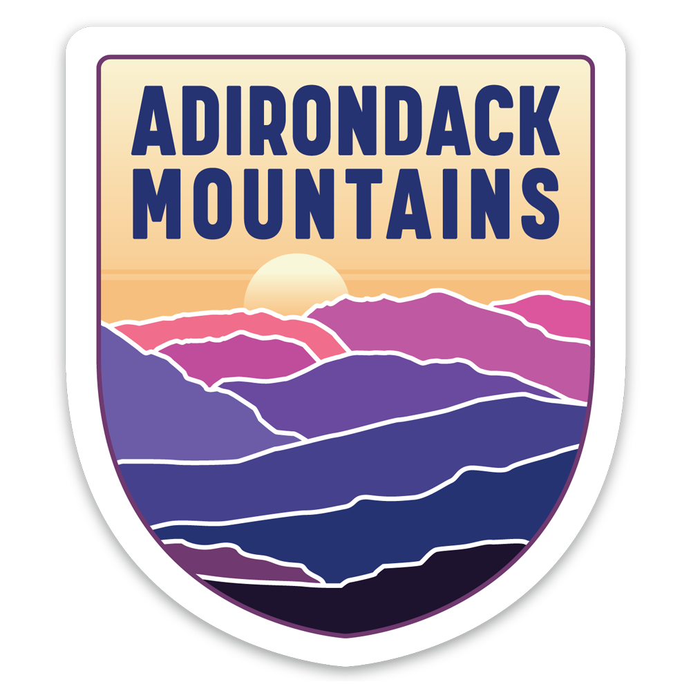 Adirondack Mountains Sticker