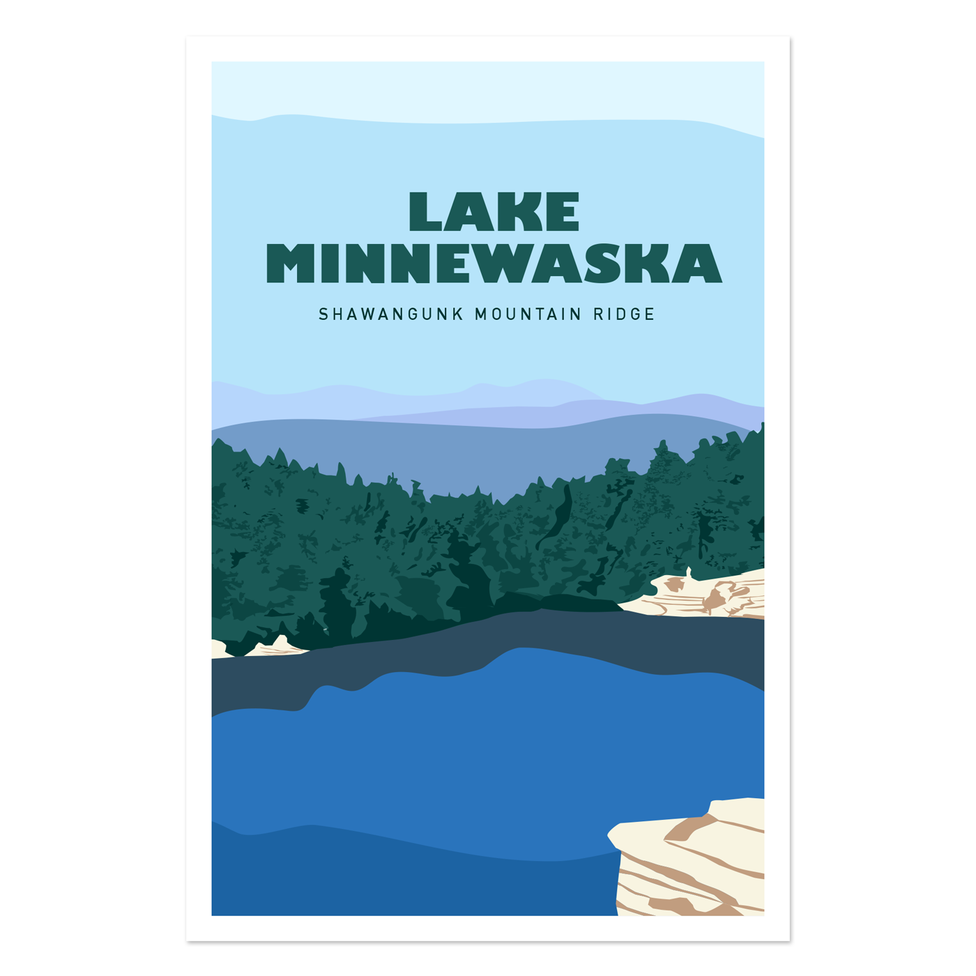 Lake Minnewaska Shawangunk Mountains