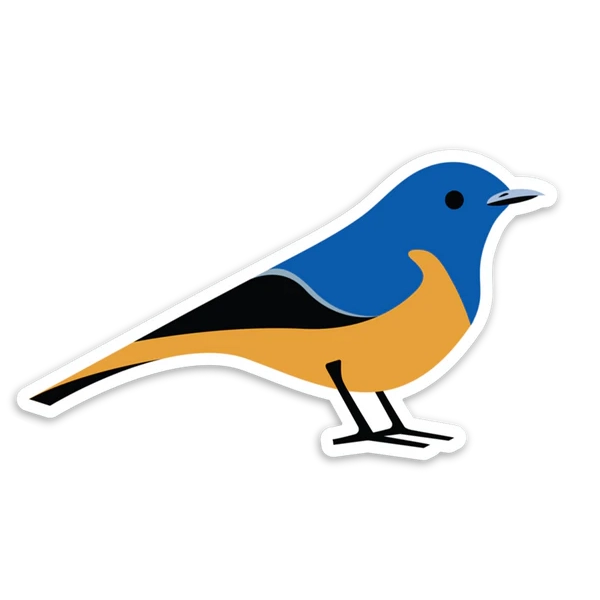 Blue Bird Sticker - New York State Bird