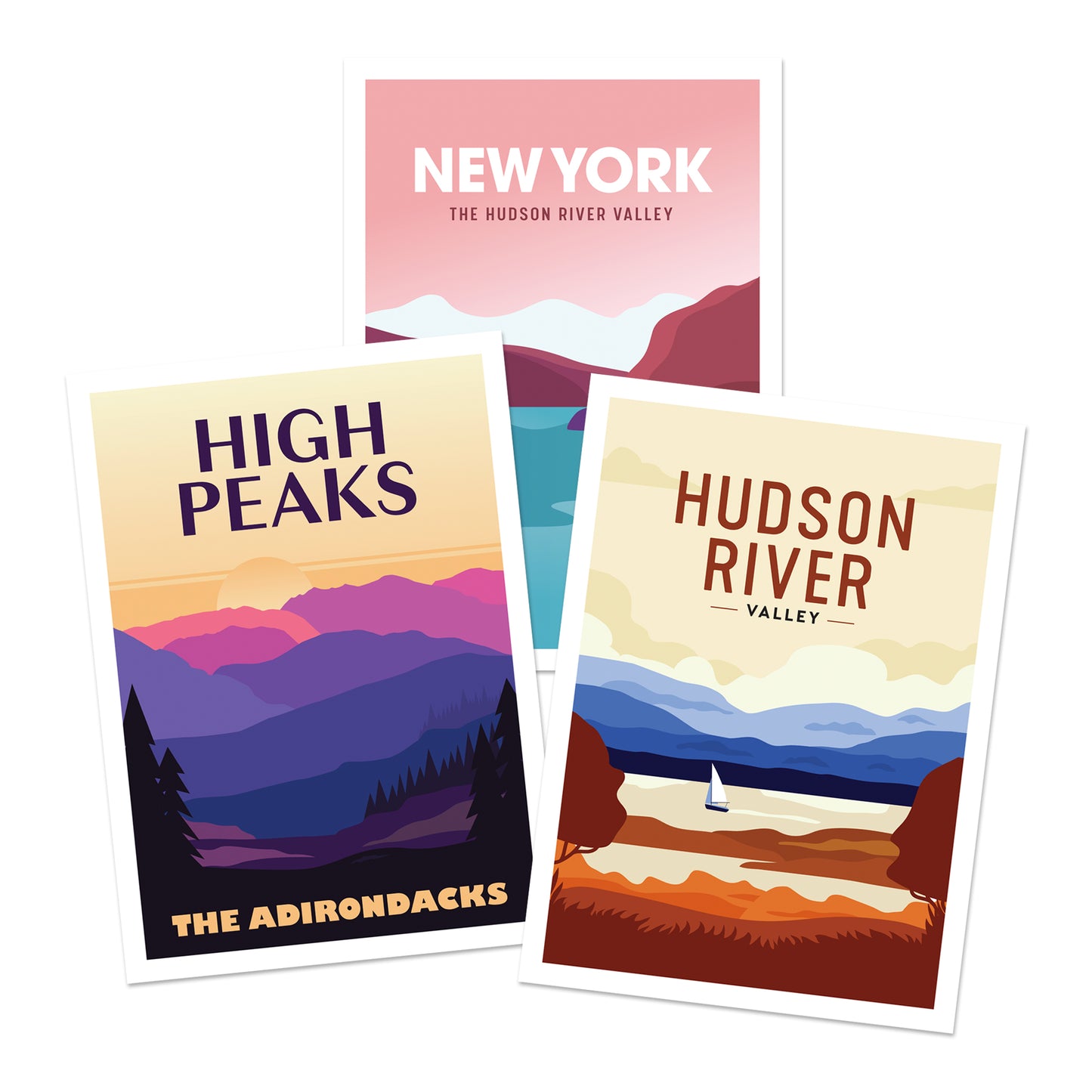 Top 3 Hudson River / Adirondacks Postcard Set